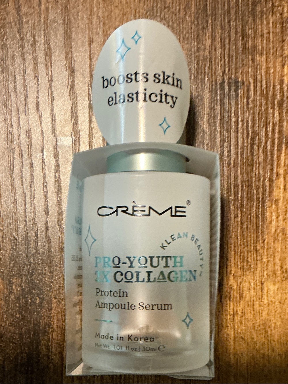 CRÈME Pro-Youth 2X Collagen Protein Ampoule Serum - White/Teal